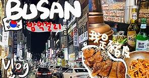 釜山VLOG #4 | 釜山西門町BIFF廣場🐷烤肉、黑糖餅好好吃😋2023釜山退稅跟首爾不一樣？🤔