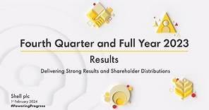 Shell’s fourth quarter and full year 2023 results presentation | Investor Relations