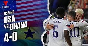 Highlights & Goles | USA vs. Ghana 4-0 | USMNT | Telemundo Deportes