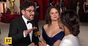 Katie Lowes and Husband Adam Shapiro Brought 4,000 Pretzels to the Oscars (Exclusive)