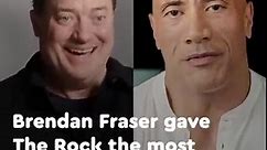 Brendan Fraser gave The Rock something money can't buy: here's what happened