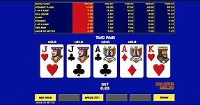 Free Video Poker - Play Video Poker w' No Download / Account