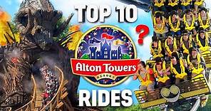 Top 10 RIDES at Alton Towers!