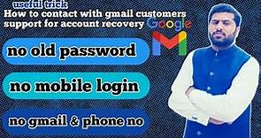 How to Contact Gmail customer care||google account recovery form fill up google support||2022