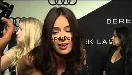 INTERVIEW: Sophie Winkleman on being at the event at Audi...