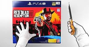 PS4 Pro "RED DEAD REDEMPTION 2" Console Unboxing (Playstation 4 Bundle) + Bonus