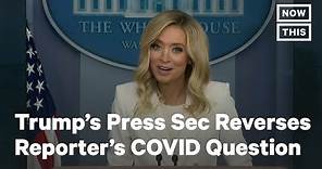 Trump's Press Sec. Kayleigh McEnany Attacks Reporter During COVID-19 Briefing | NowThis