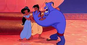 Aladdin/Best scene/Robin Williams/Genie/Scott Weinger/Linda Larkin/Jasmine