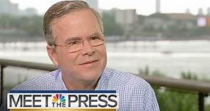 Jeb Bush Talks Debate Performance, Death Penalty (Full Interview) | Meet The Press | NBC News