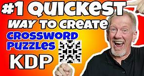 How To Quickly Create A Crossword Puzzle To Put Into Amazon KDP - BookBolt Review
