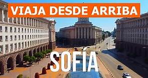 Sofía desde el cielo | Vídeo de dron en 4k | Bulgaria, ciudad de Sofía desde el aire