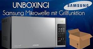 Samsung GE83X Kombi Mikrowelle mit Grillfunktion Unboxing