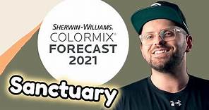 2021 COLOR TRENDS | SHERWIN WILLIAMS COLOR PALETTES | SANCTUARY