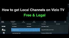 How to Get Local Channels on Vizio Smart TV