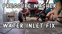 HOW to REPAIR PRESSURE WASHER WATER INLET TROYBILT | POWER WASHER