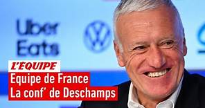 Équipe de France : La conférence de presse de Didier Deschamps avant France-Allemagne