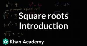 Introduction to square roots | Numbers and operations | 8th grade | Khan Academy