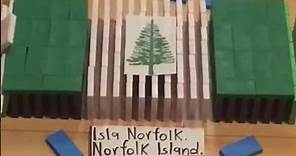 La Bandera de la Isla Norfolk en Dominós! 🇳🇫 #Shorts [1080p/60FPS - HD]