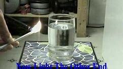 How to turn water into ice in seconds