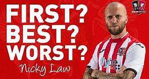 💬 First? Best? Worst? with Nicky Law | Exeter City Football Club