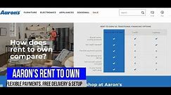 AARON'S RENT TO OWN, NO CREDIT NEEDED, LIFETIME REINSTATEMENT,FREE DELIVERY & SETUP,SERVICE & REPAIR