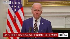 Biden speaks about economic recovery