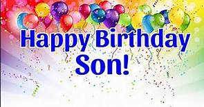 Happy Birthday Dear Son 🎉 | Birthday Wishes for Son I Birthday Greetings | Nobel English