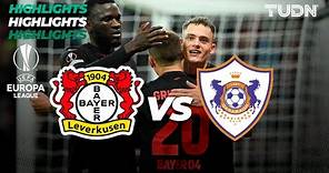 Bayern Leverkusen vs Qarabag - HIGHLIGHTS | UEFA Europa League 2023/24 | TUDN