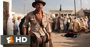 Raiders of the Lost Ark (3/10) Movie CLIP - Sword vs. Gun (1981) HD