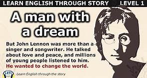 Learn English through story 🍀 level 1 🍀 A Man with a Dream
