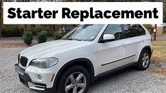2008 BMW X5 3.0L N52 Engine | Starter Replacement