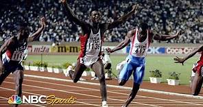Carl Lewis breaks 100m world record at 1991 World Championships | NBC Sports