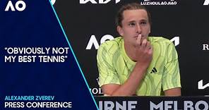Alexander Zverev Press Conference | Australian Open 2024 First Round