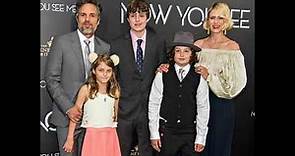 Mark Ruffalo with His wife Sunrise Coigney and Children