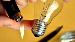 EASY How to cut/open a light bulb without breaking it