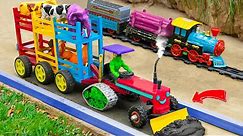 Mini tractor transporting | Radha Krishna Trolly | Gauri Ganesh Murti durga Navratri,water pump #5