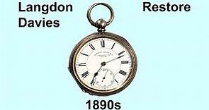 langdon davies pocket watch Restore for John from Washington #54