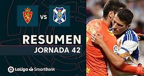 Resumen de Real Zaragoza vs CD Tenerife (1-1)