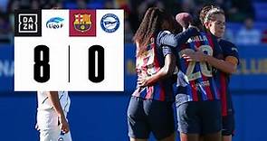 FC Barcelona vs Deportivo Alavés (8-0) | Resumen y goles | Highlights Liga F