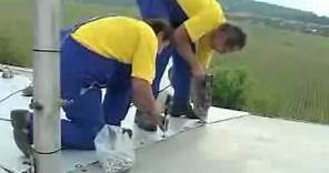 [PVC屋頂防水卷] 歐洲普遍使用在屋頂防水工程施工情況!
