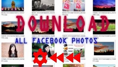 how to download all photos from a facebook Page|Group|profile in one click
