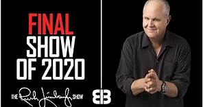 Rush Limbaugh | Rush Opens His Final Show of 2020