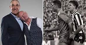 Vinnie Jones and Gazza reunited 30 years on from THAT grab