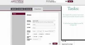 Common App Registration and Naviance Account Matching
