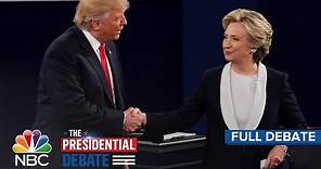 The Second Presidential Debate: Hillary Clinton And Donald Trump (Full Debate) | NBC News
