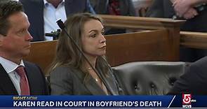 Karen Read in court in boyfriend's death