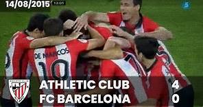 ⚽️ [Supercopa 15/16] (ida) I Athletic Club 4 - FC Barcelona 0 I LABURPENA