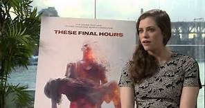 These Final Hours (2014) Exclusive Jessica de Gouw Interview [HD]