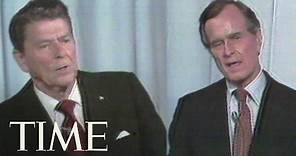 George H. W. Bush And Ronald Reagan Debate On Immigration In 1980 | TIME