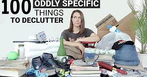 100 Things to Declutter TODAY (without Fear, Guilt, or Regret!!)